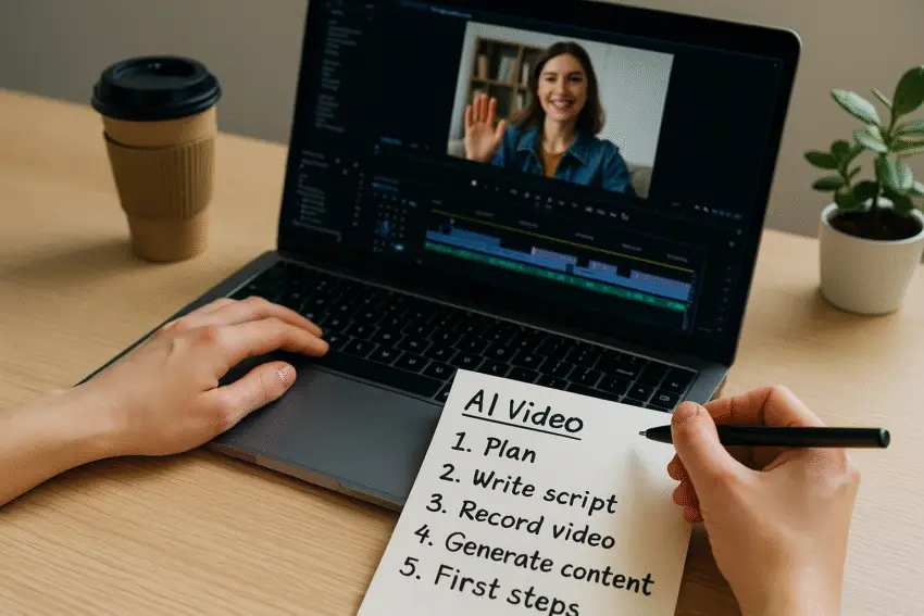 video making 5 steps
